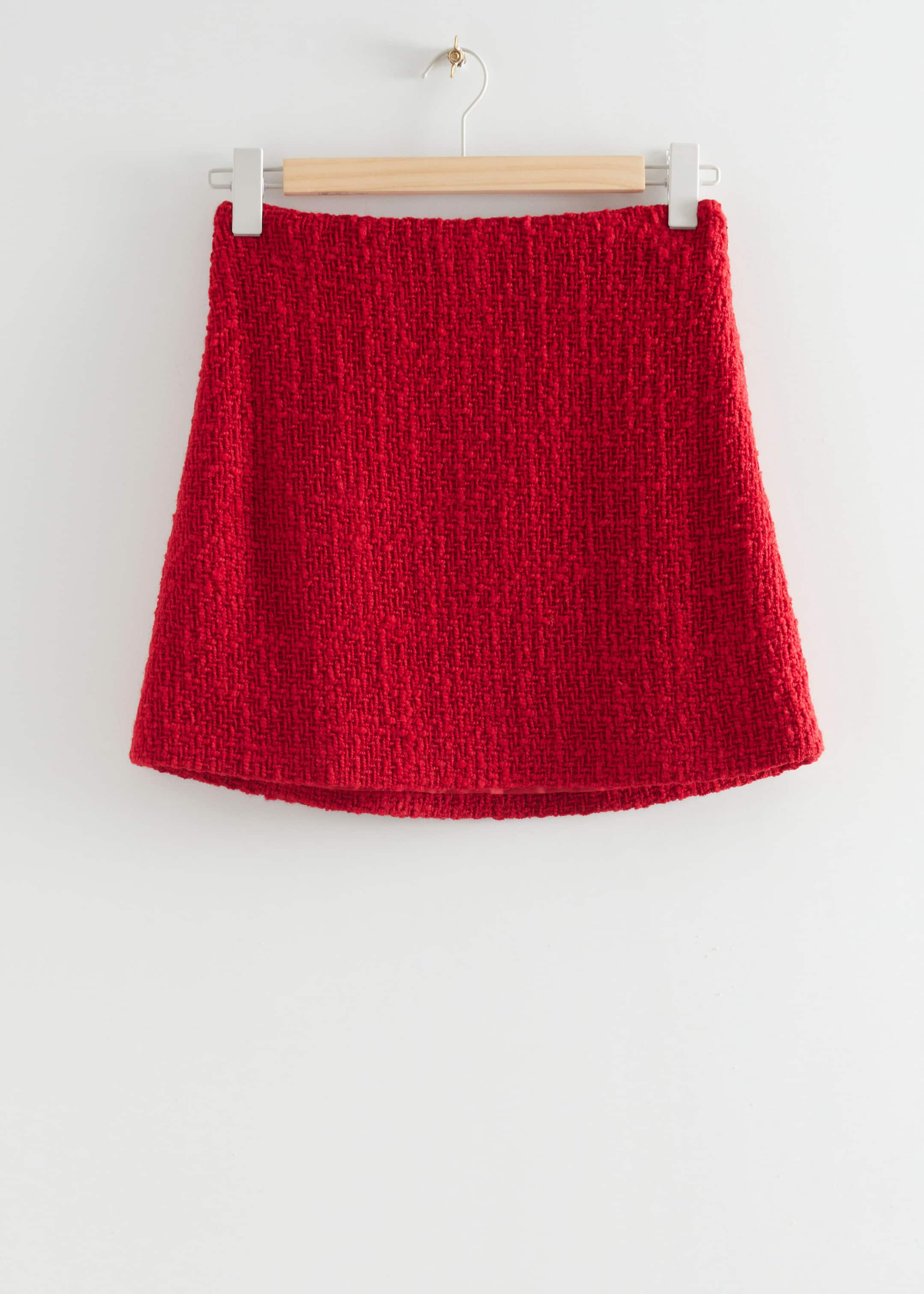 Mini jupe trapeze Rouge Skirts Other Stories FR