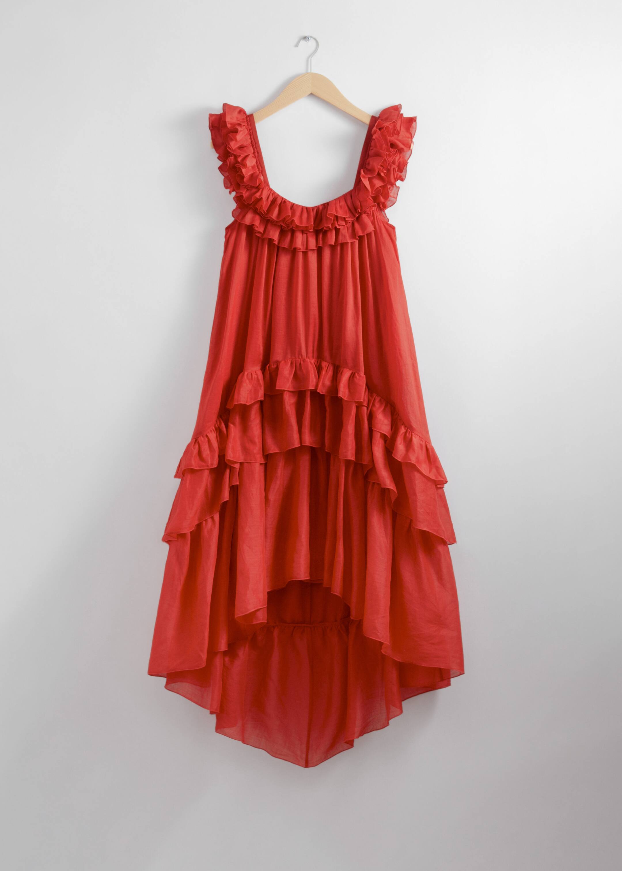 Tiered Ruffle Midi Dress - Mole - Still Life