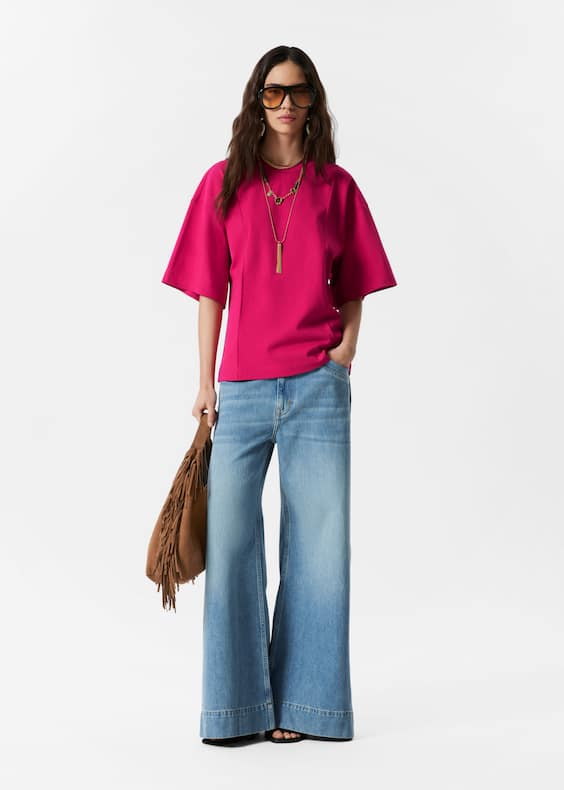 Structured T-shirt