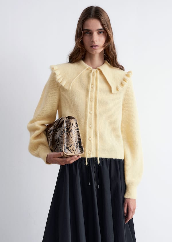 Peter Pan-collar Cardigan