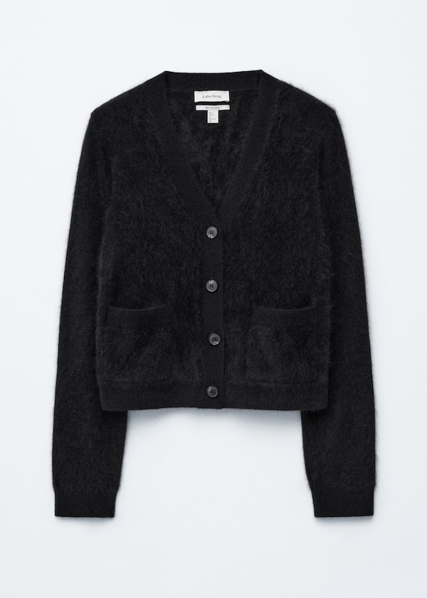 Cropped Cashmere Cardigan