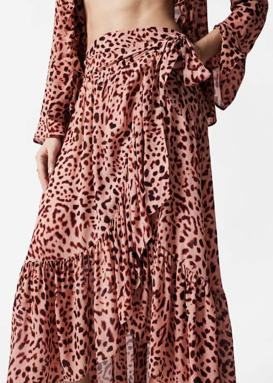Wrap Midi Skirt