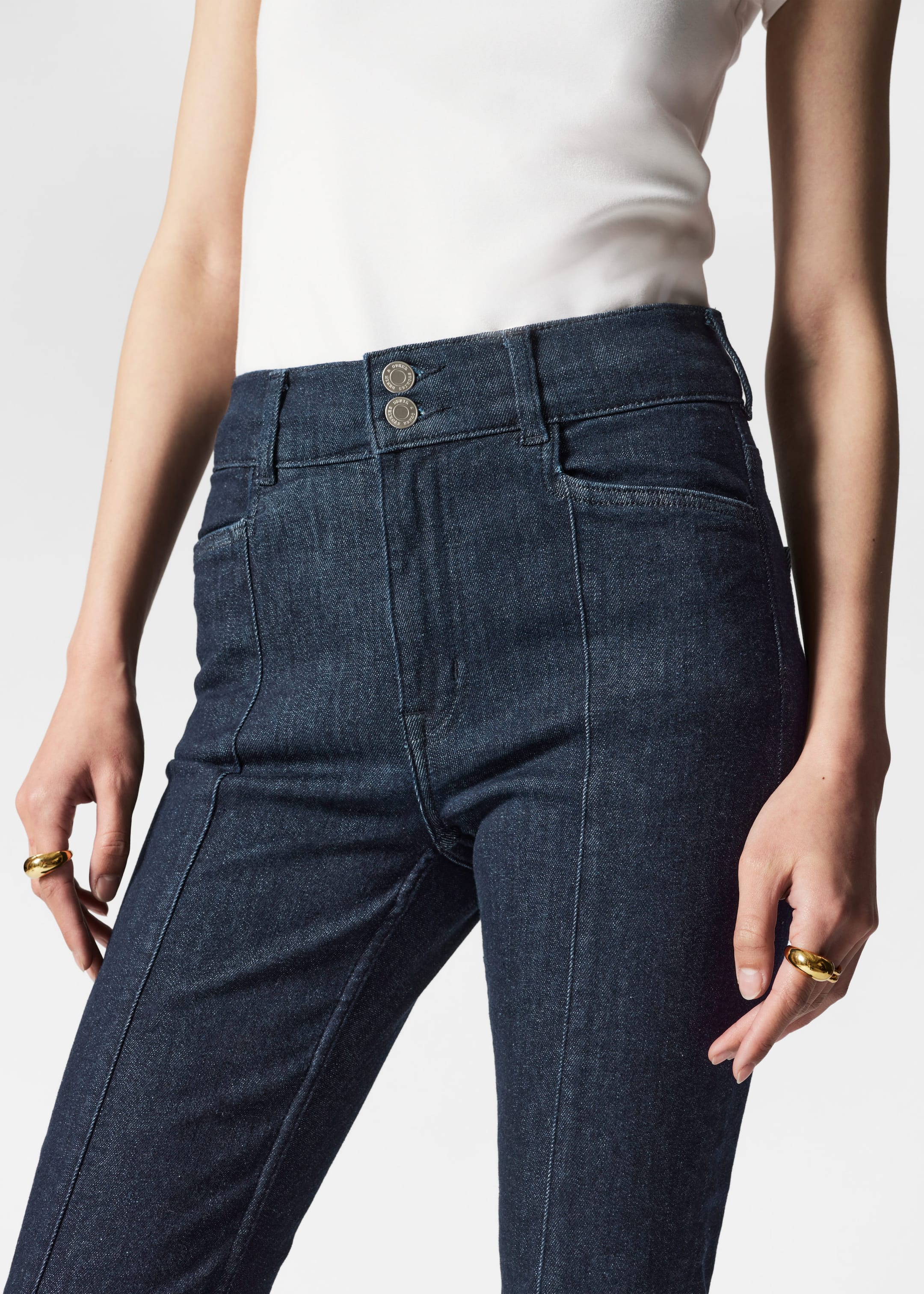 Image of Slim Flared Jeans