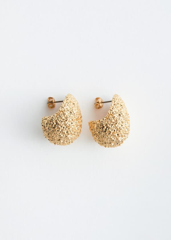 Textured Dome Earrings