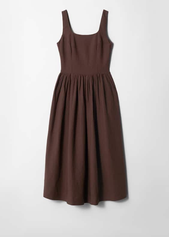 Flared Midi Dress