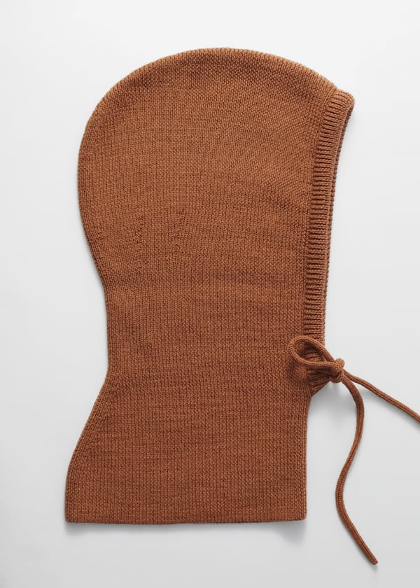 Oversized Wool Balaclava