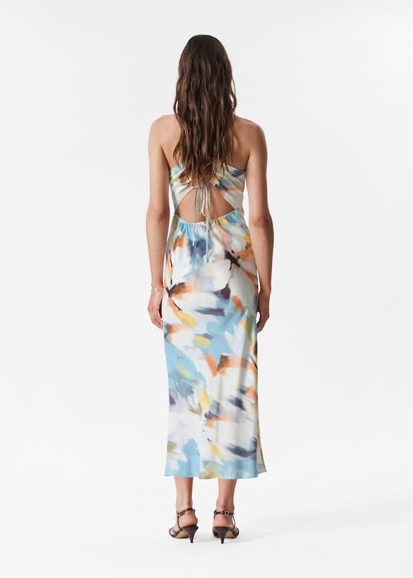 Satin Slip Midi Dress