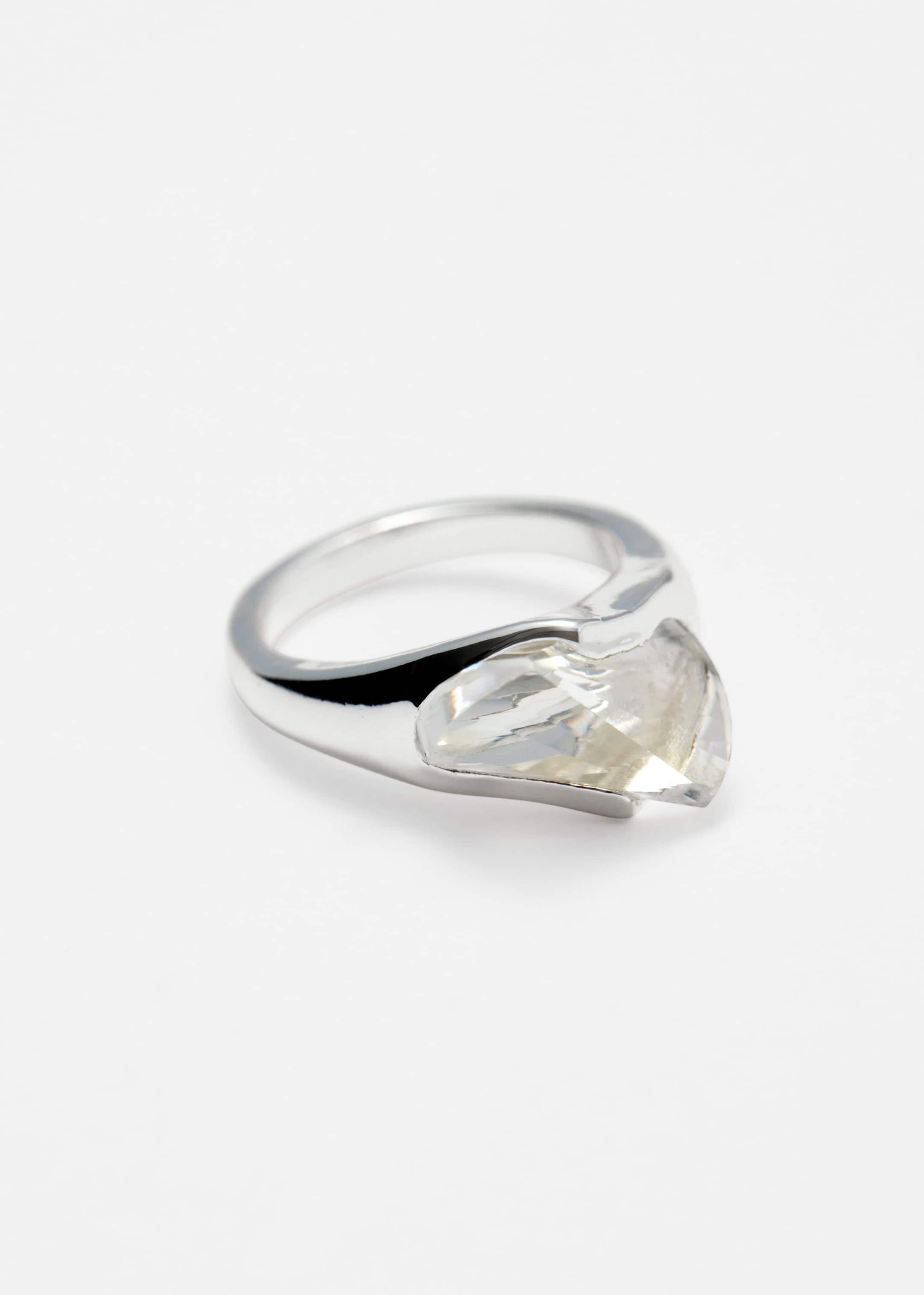 Image of Asymmetrical Crystal Ring