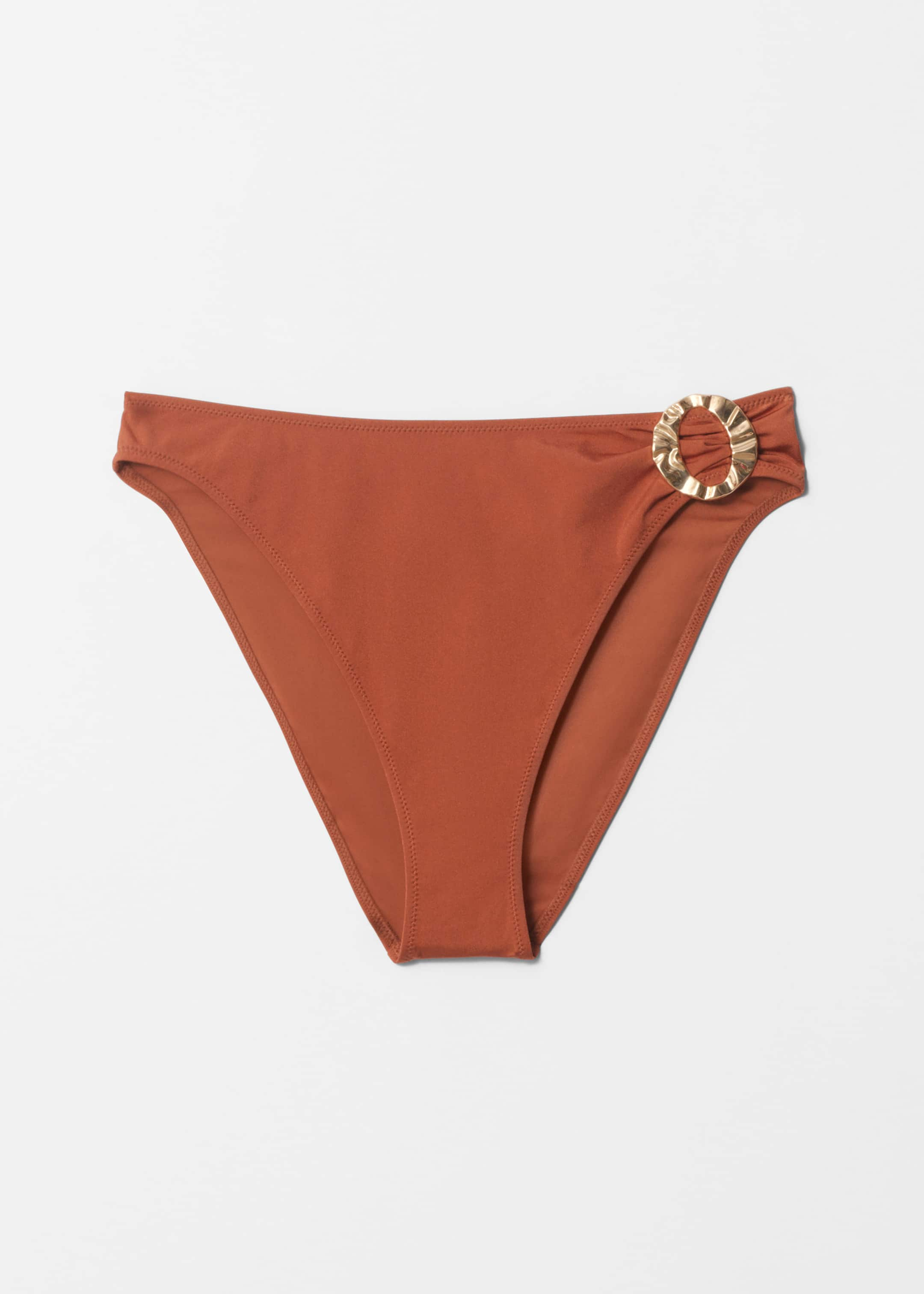 Image of Buckle-Detail Bikini Briefs