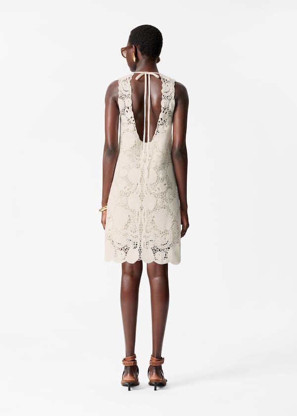 Crochet Mini Dress