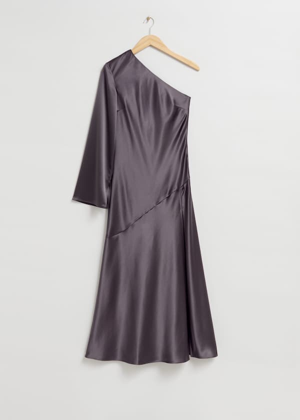 Asymmetric Off-Shoulder Dress