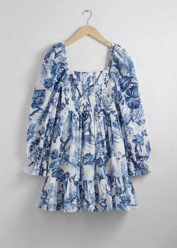 Smocked Mini Dress