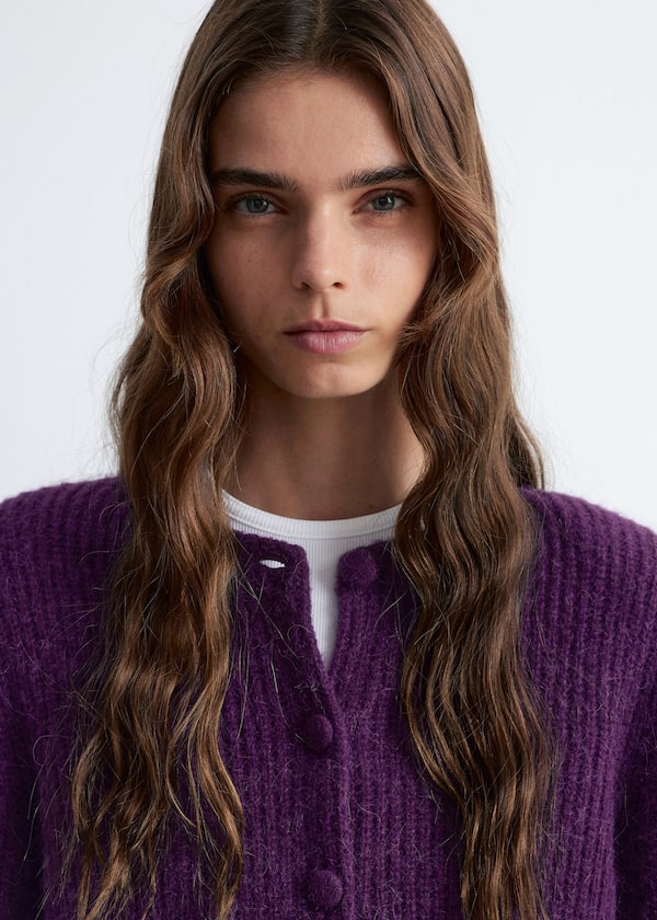 Rib-Knit Cardigan