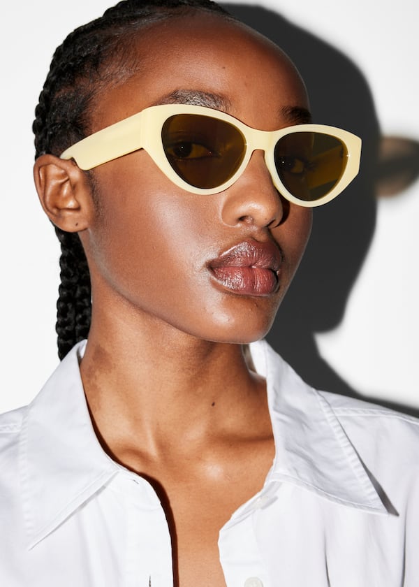 Polarized Cat-Eye Acetate Sunglasses