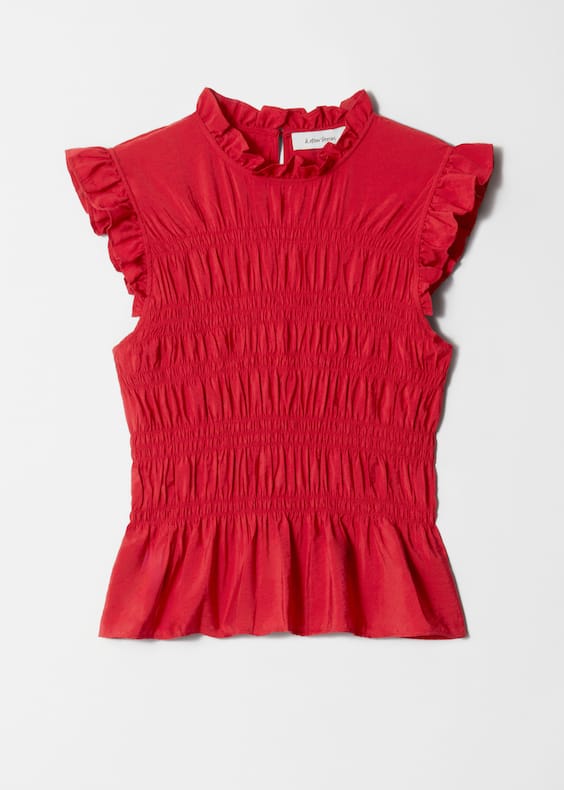 Smocked Frill Top