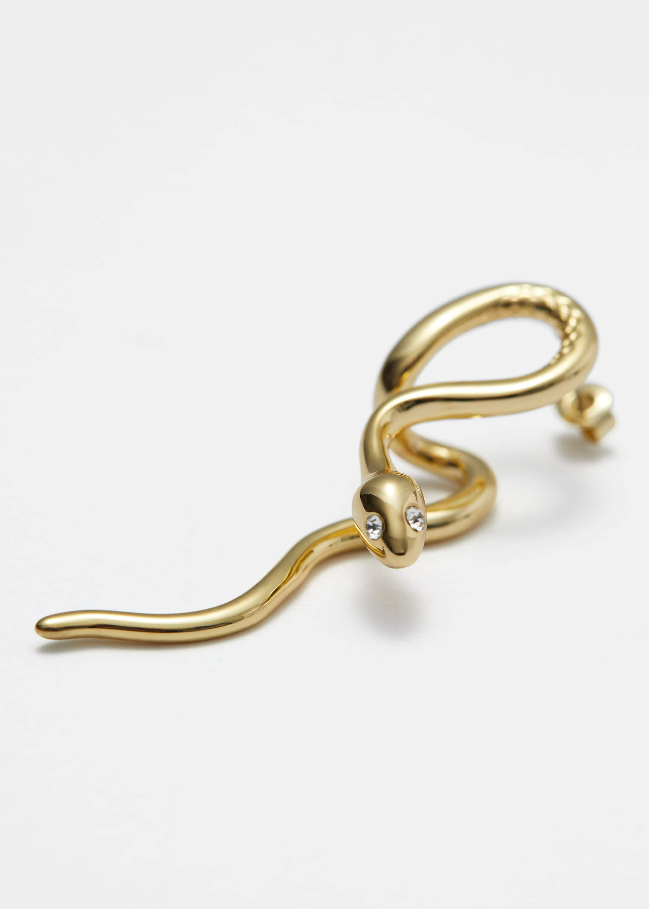 Boucles avec pendentif serpent - Doré - Still Life