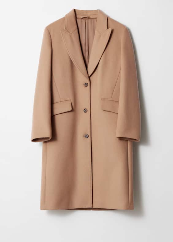 Tailored Single-Breasted Coat