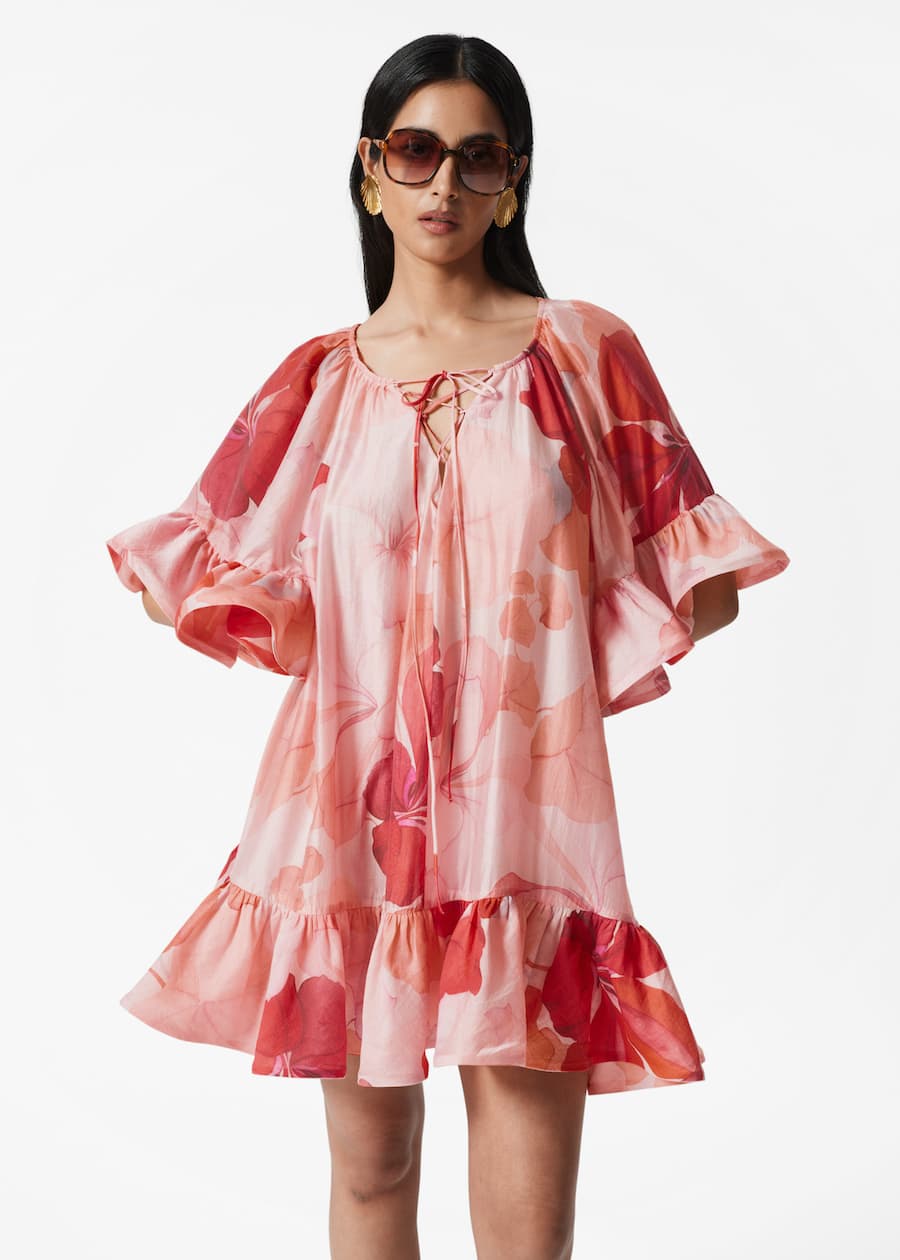 Ruffle Mini Dress