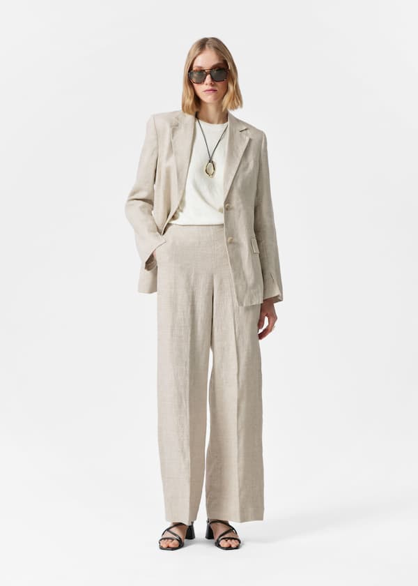 Breezy High-Waist Trousers