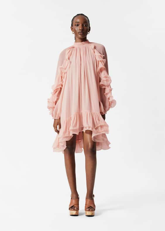 Ruffle Mini Dress