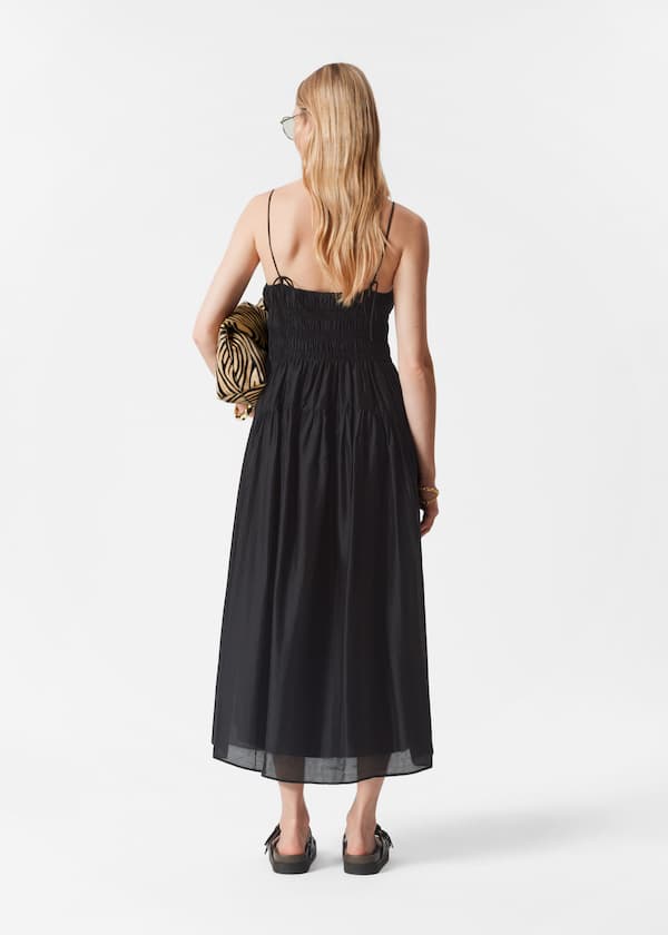 Ruched Midi Dress
