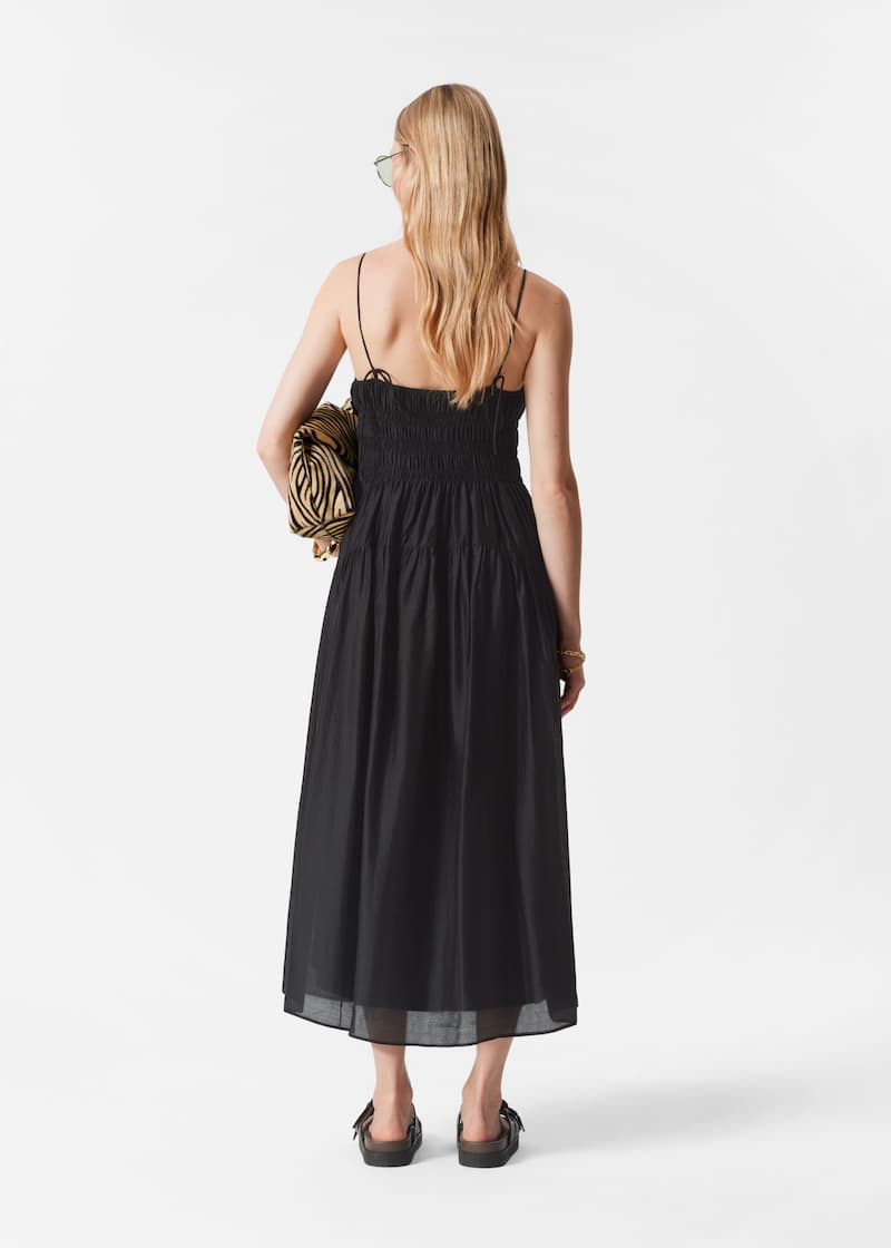 Ruched Midi Dress