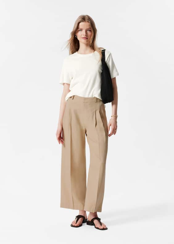 Tailored High Waist Trousers