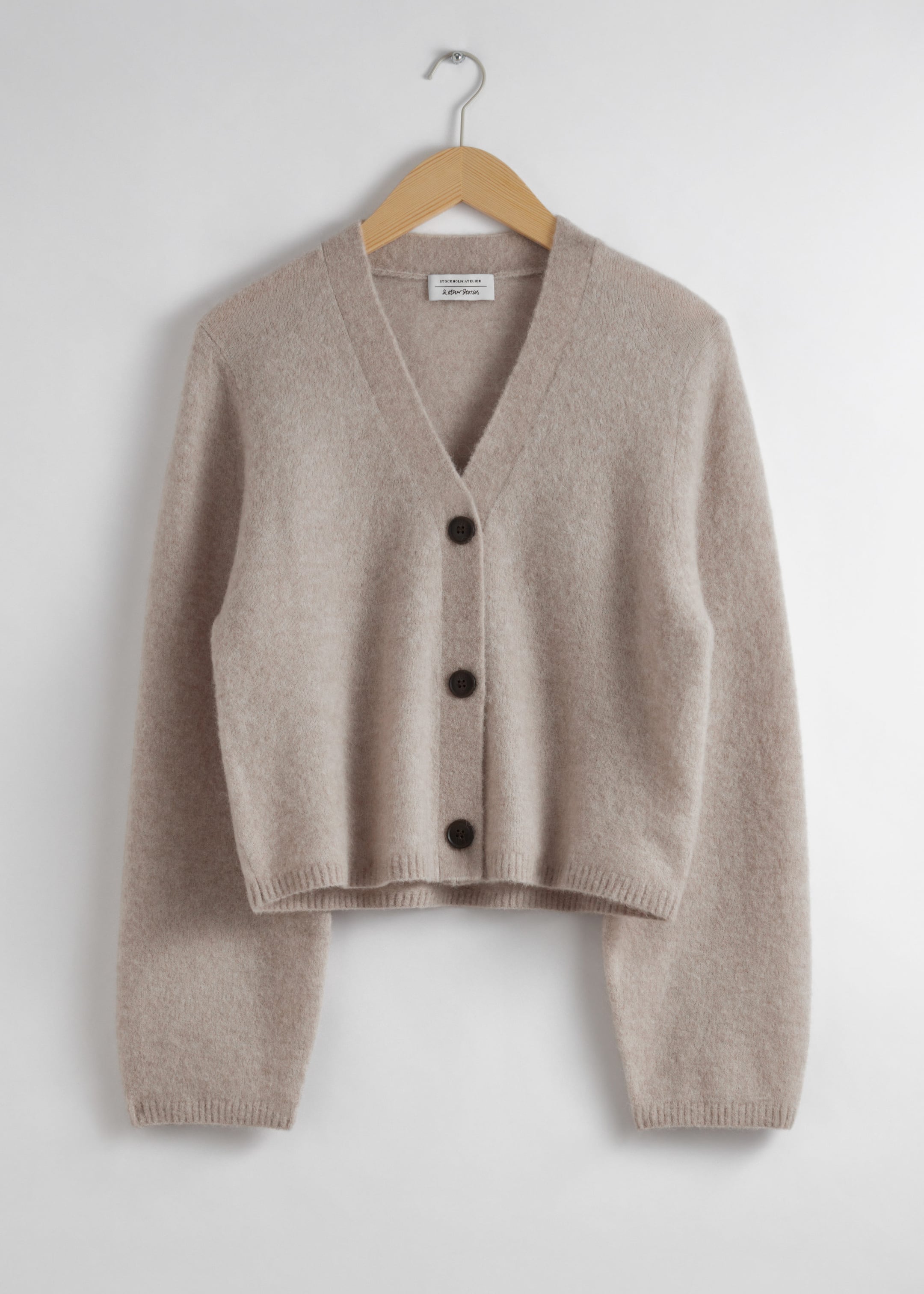 Oversized Knit Cardigan - Mole - Still Life