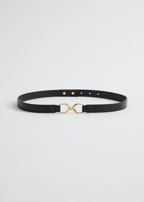 Mid-Waist Leather Belt