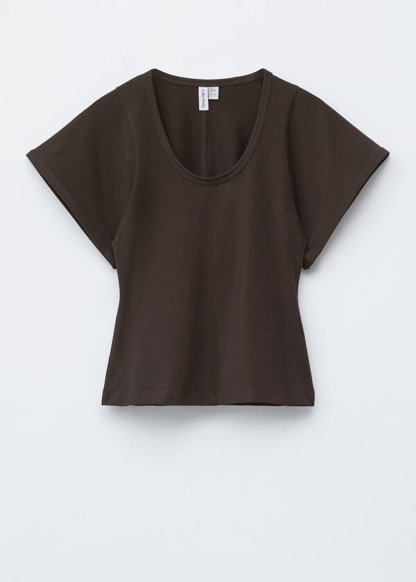 Scoop-Neck T-Shirt
