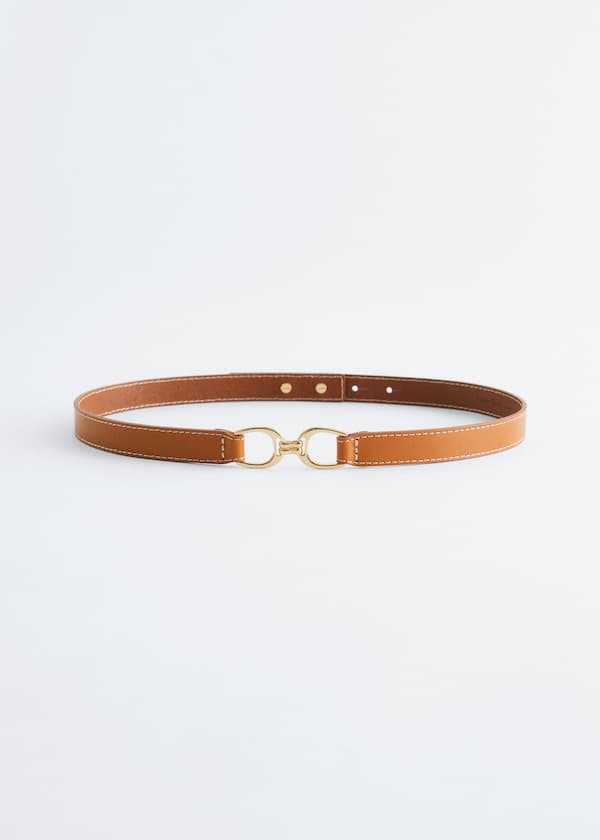 Mid-Waist Leather Belt