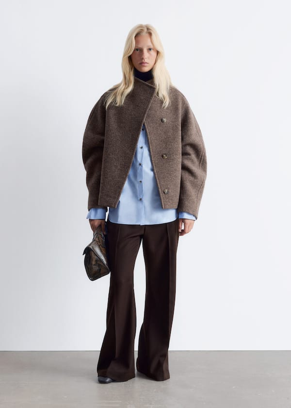 Asymmetric Wool Jacket