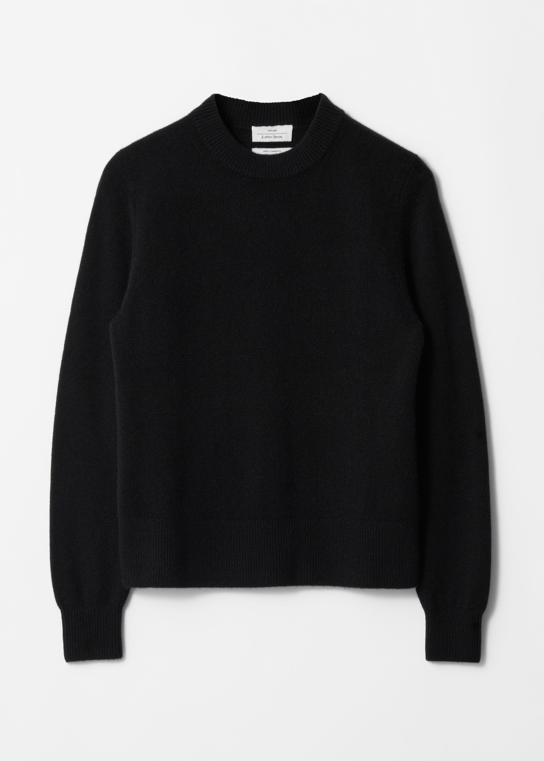 Cashmere jumper black best sale