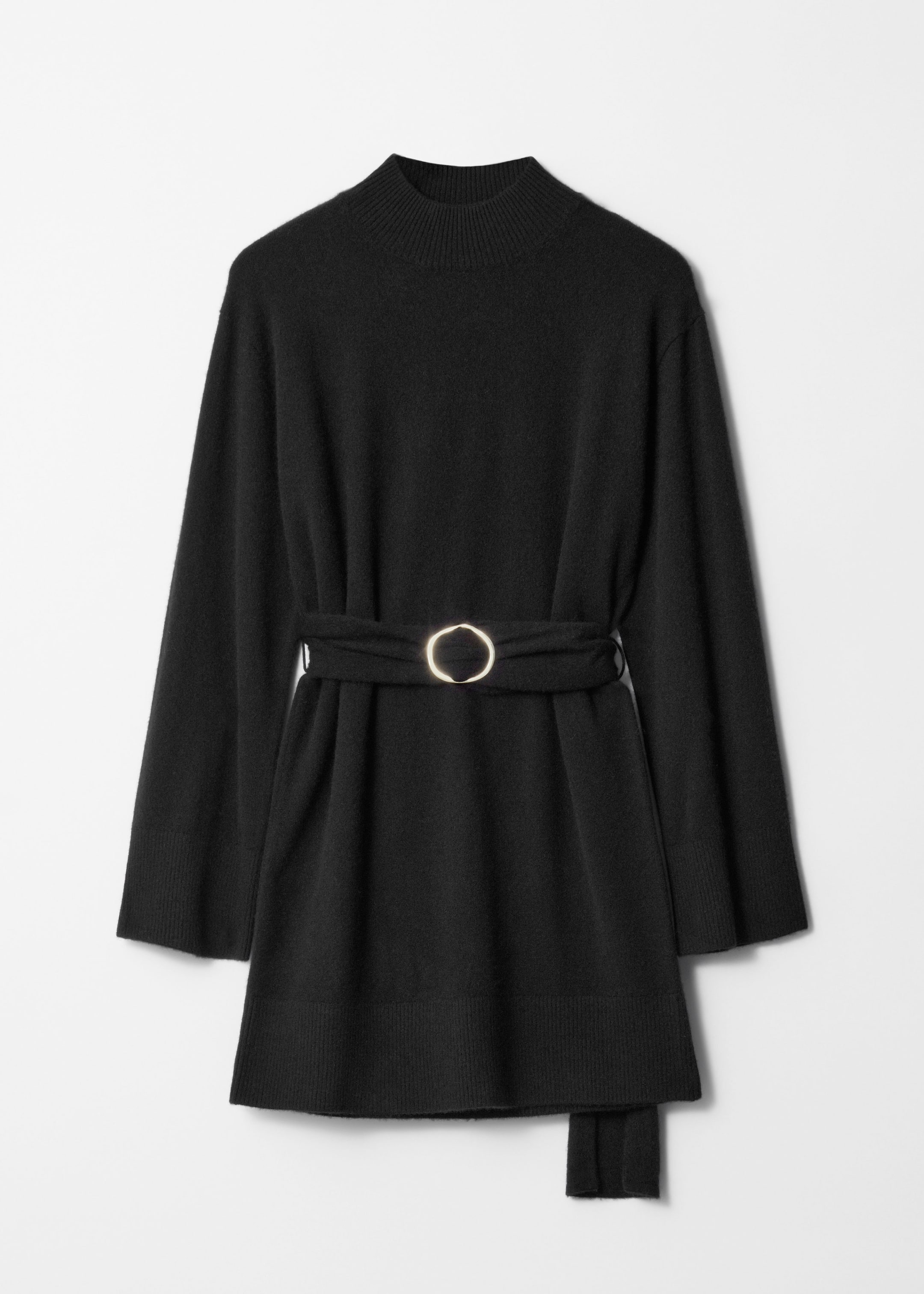 Cashmere Mini Dress - Black - Still Life