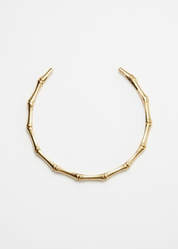 Bamboo-Look Choker Necklace