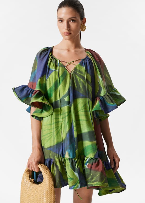 Ruffle Mini Dress