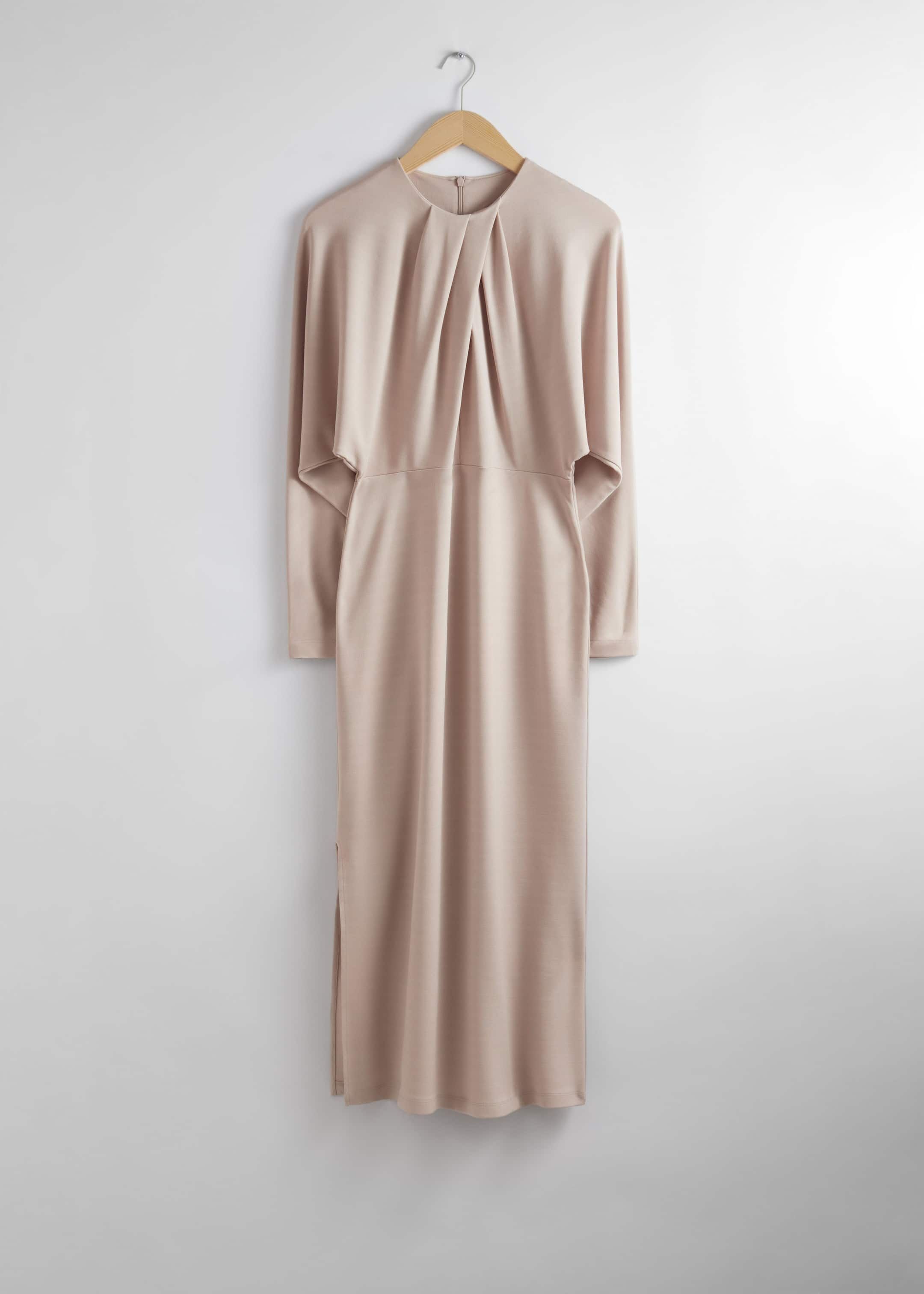 Robe midi plissée - Beige - Still Life