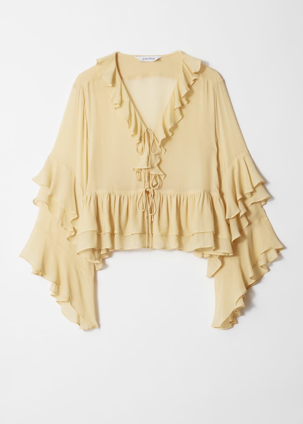 maison special Ruffle Blouse イエロー MAISON SPECIAL｜Ruffle Blouse | Rakuten Fashion(楽天