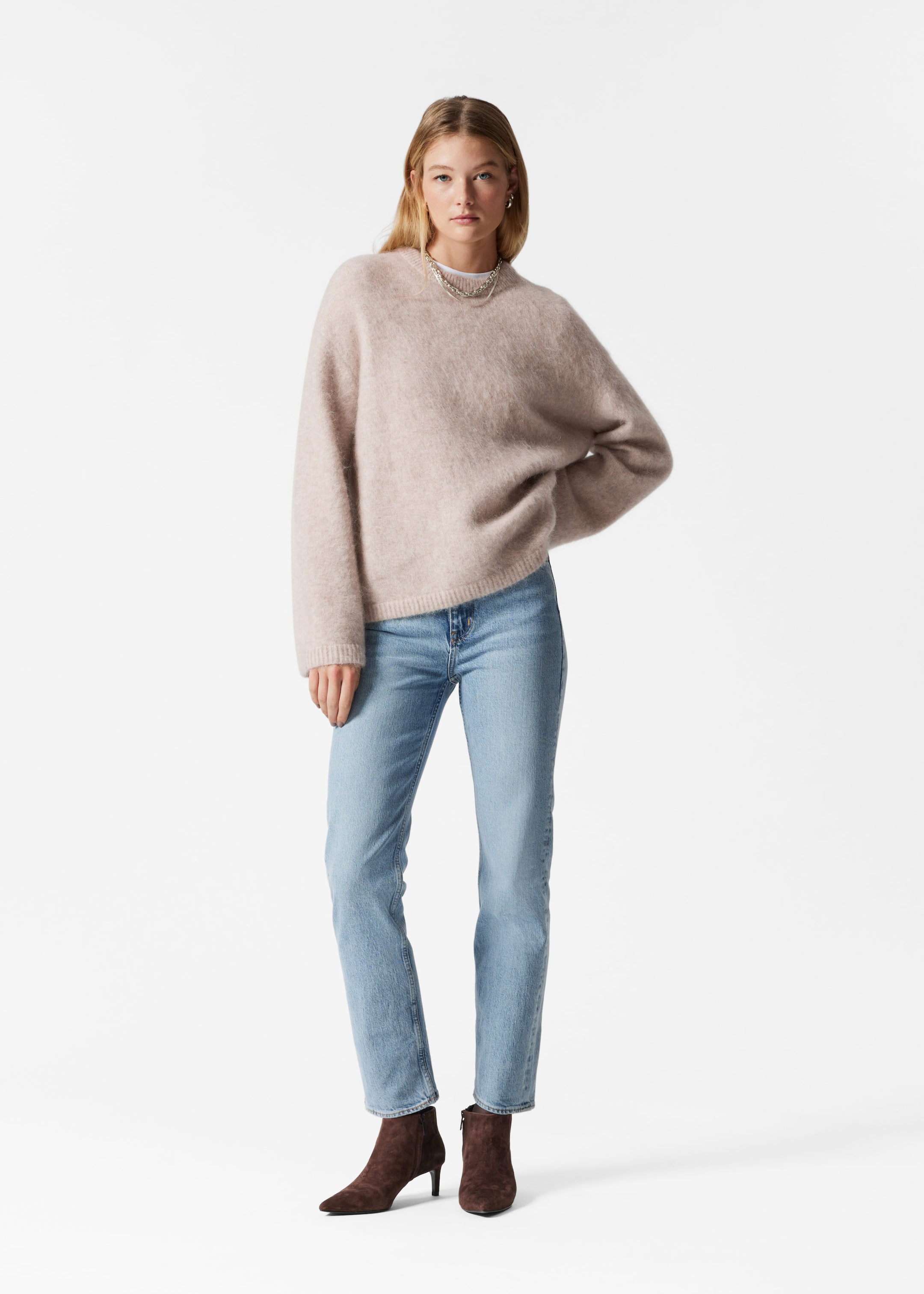 Mohair-Blend Jumper - Mole - Lookbook