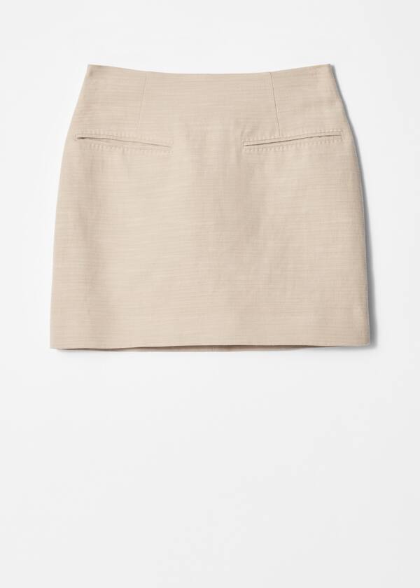 Tailored Mini Skirt