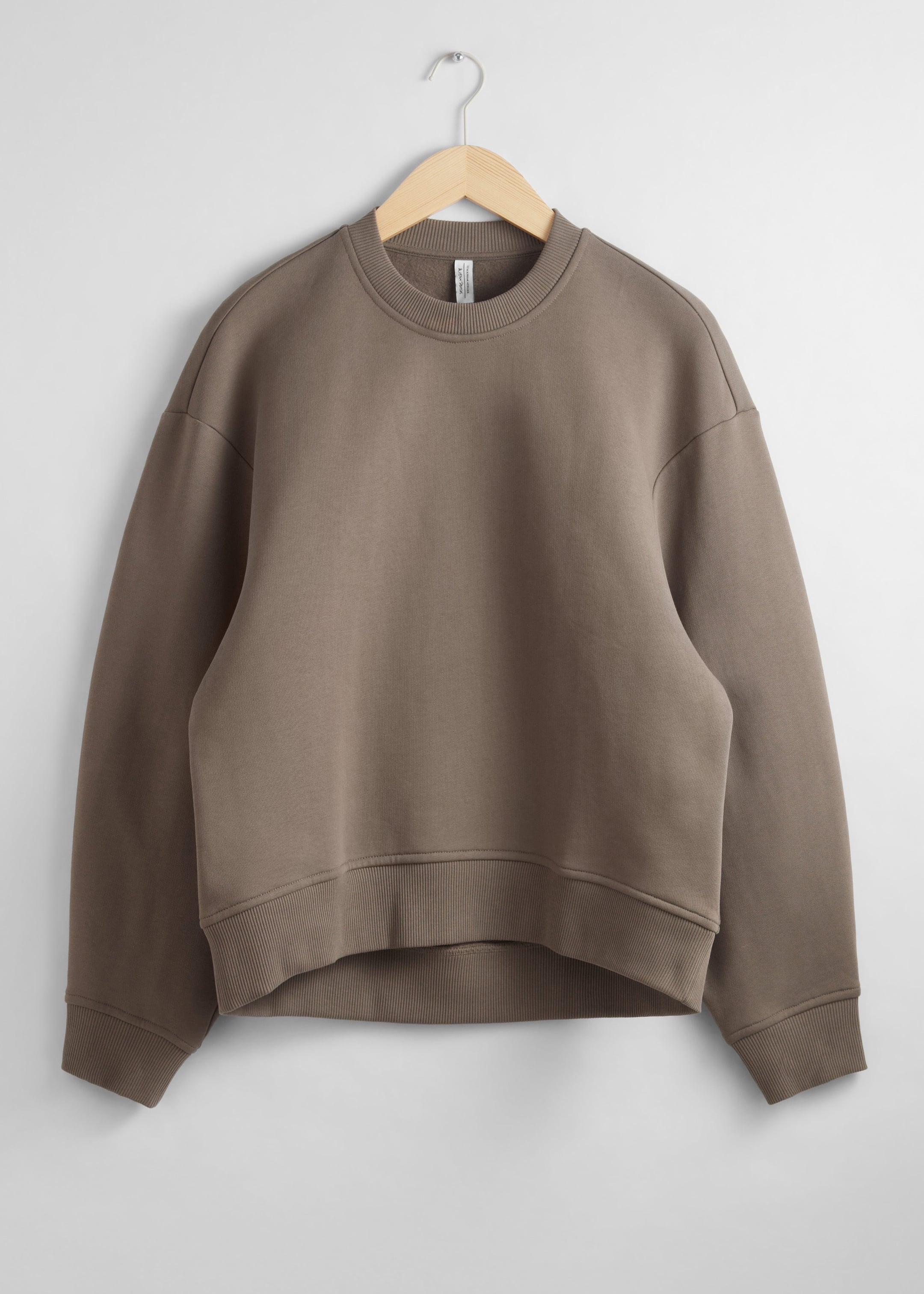 Oversized Sweatshirt - Grey Melange - Still Life