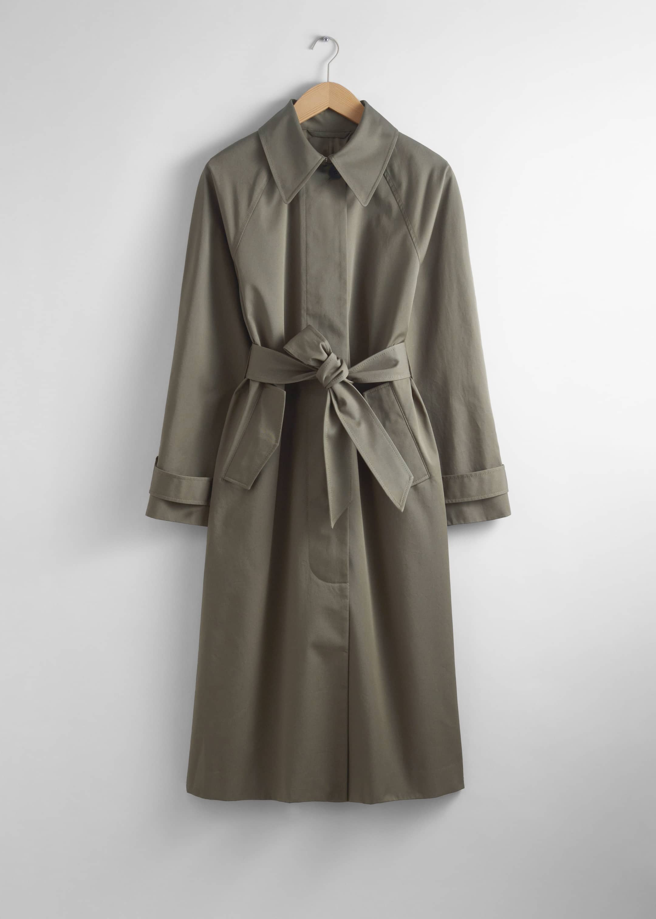 Einreihiger Trenchcoat