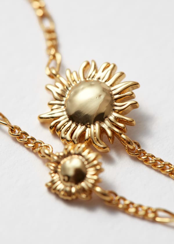 Sunflower Charm Bracelet