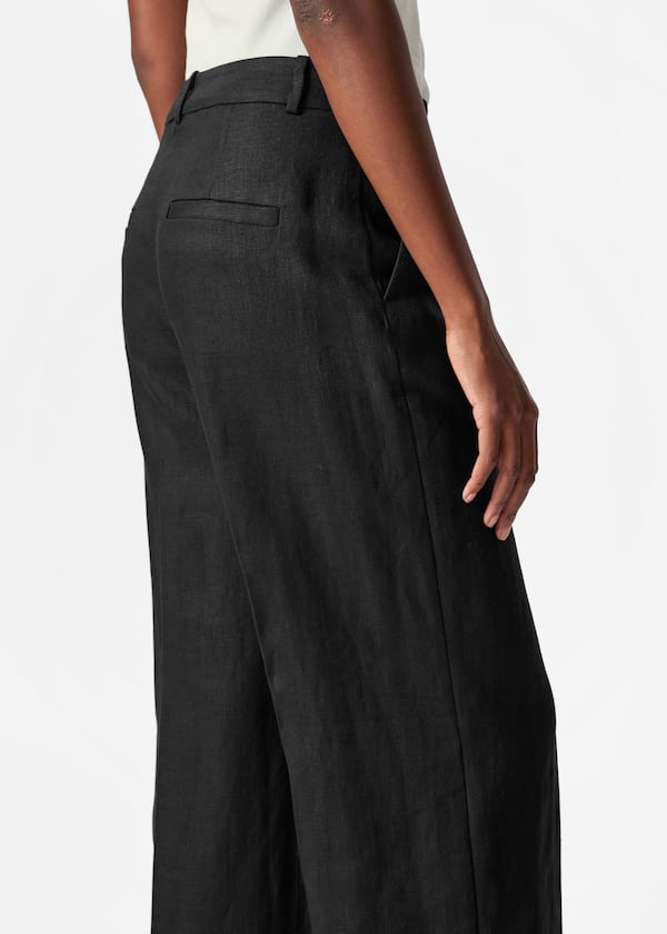Tailored Linen Trousers