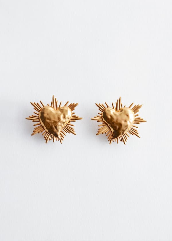 Chunky Heart Earrings