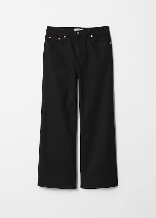 Cropped Wide-Leg Jeans