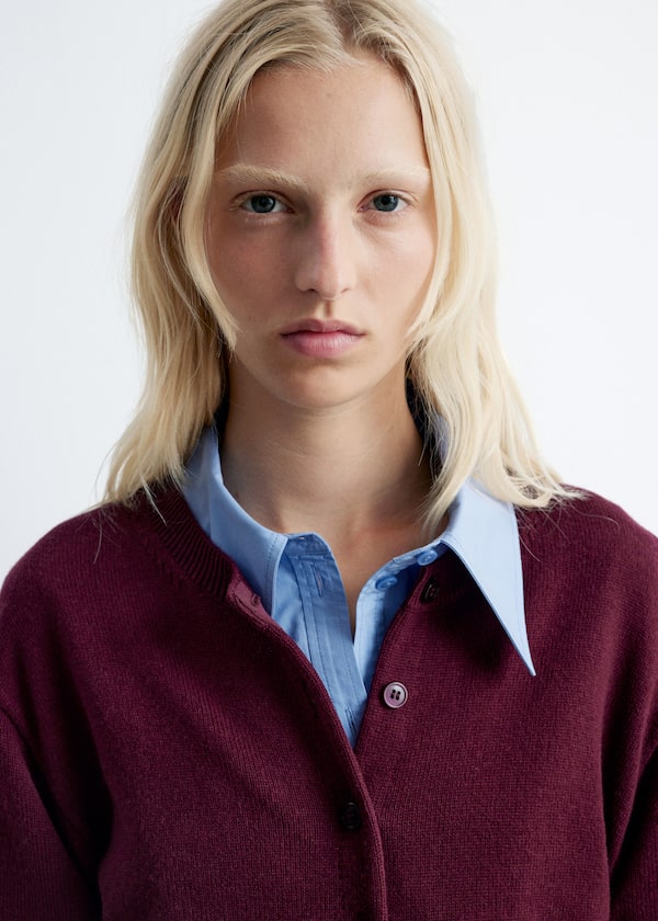 Wool-Blend Cardigan