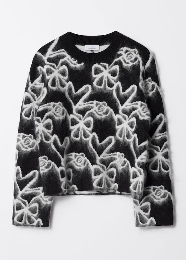 Patterned Intarsia-Knit Jumper