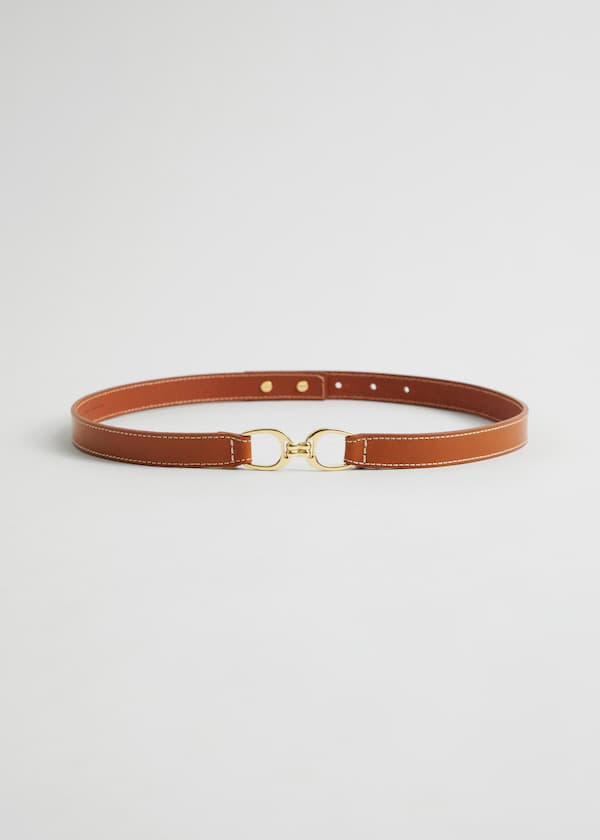 Mid-Waist Leather Belt