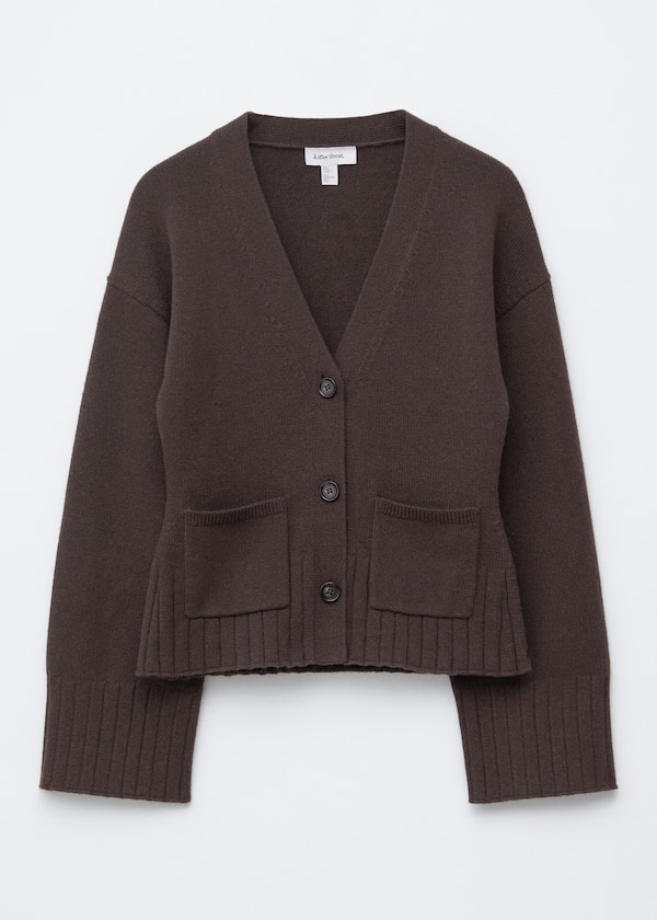 Tapered Knit Cardigan